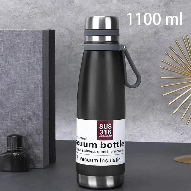 Bouteille thermos sous vide en acier inoxydable 850ml/ 1100ml/1500ml - Gourde Bottle®