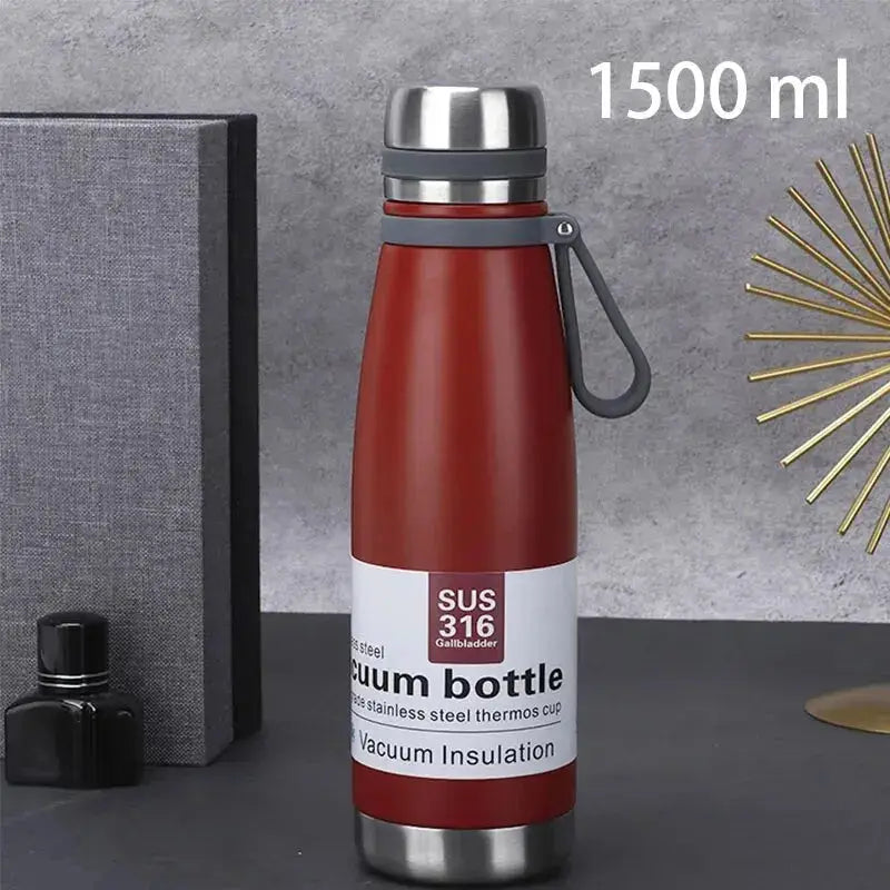 Bouteille thermos sous vide en acier inoxydable 850ml/ 1100ml/1500ml - Gourde Bottle®