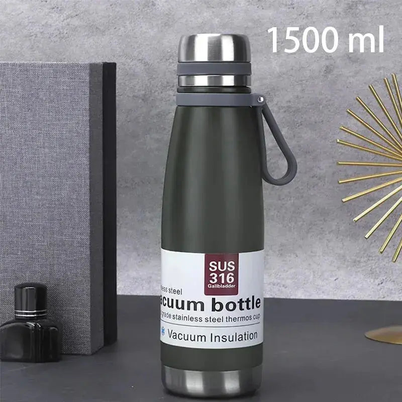 Bouteille thermos sous vide en acier inoxydable 850ml/ 1100ml/1500ml - Gourde Bottle®