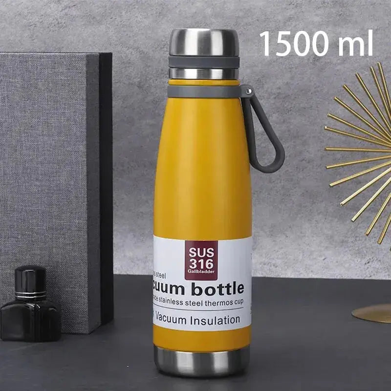 Bouteille thermos sous vide en acier inoxydable 850ml/ 1100ml/1500ml - Gourde Bottle®