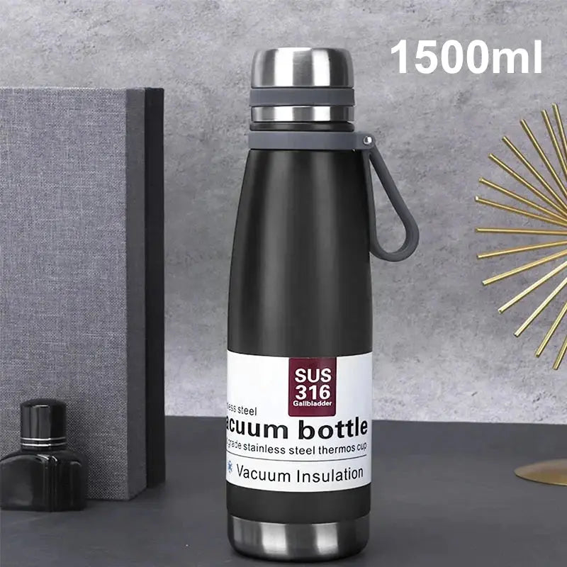 Bouteille thermos sous vide en acier inoxydable 850ml/ 1100ml/1500ml - Gourde Bottle®