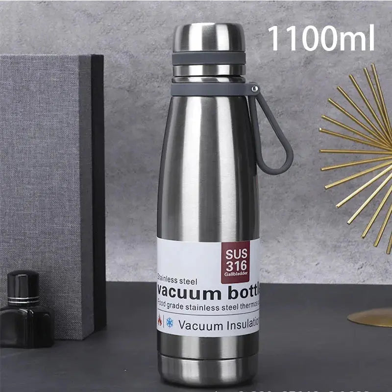 Bouteille thermos sous vide en acier inoxydable 850ml/ 1100ml/1500ml - Gourde Bottle®