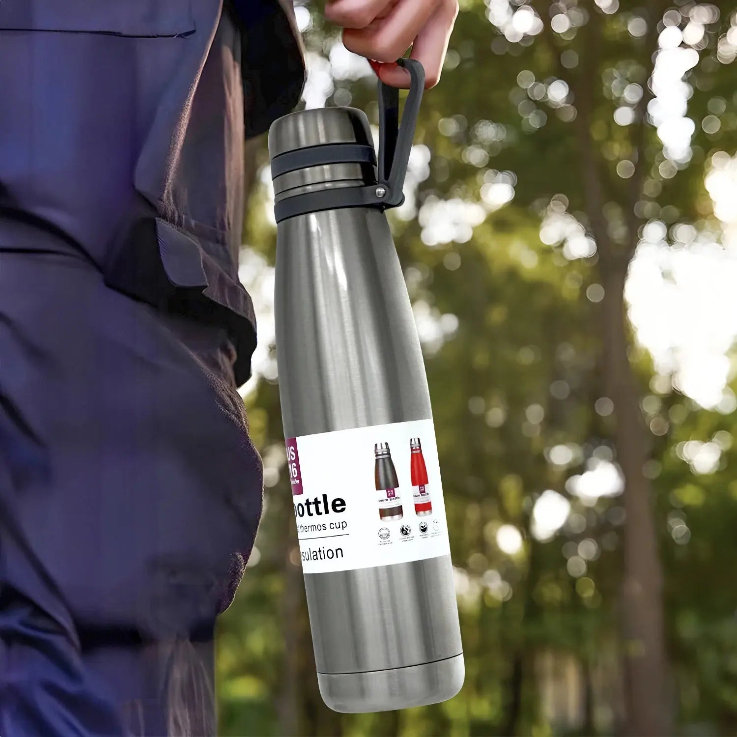Bouteille thermos sous vide en acier inoxydable 850ml/ 1100ml/1500ml - Gourde Bottle®