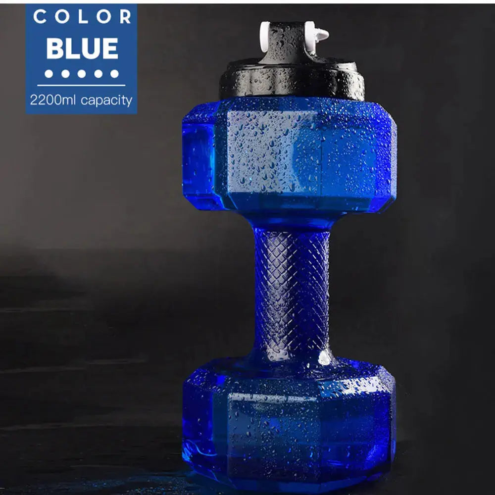 Gourde d'Eau Goblet Squat avec Haltères (Corps Complet) | Design sportif, pratique et ergonomique 💪 | Parfait pour vos séances de sport | Hydratez-vous comme un champion, commandez maintenant !, 500/1500/2600ml PET Dumbb Gourde Bottle®