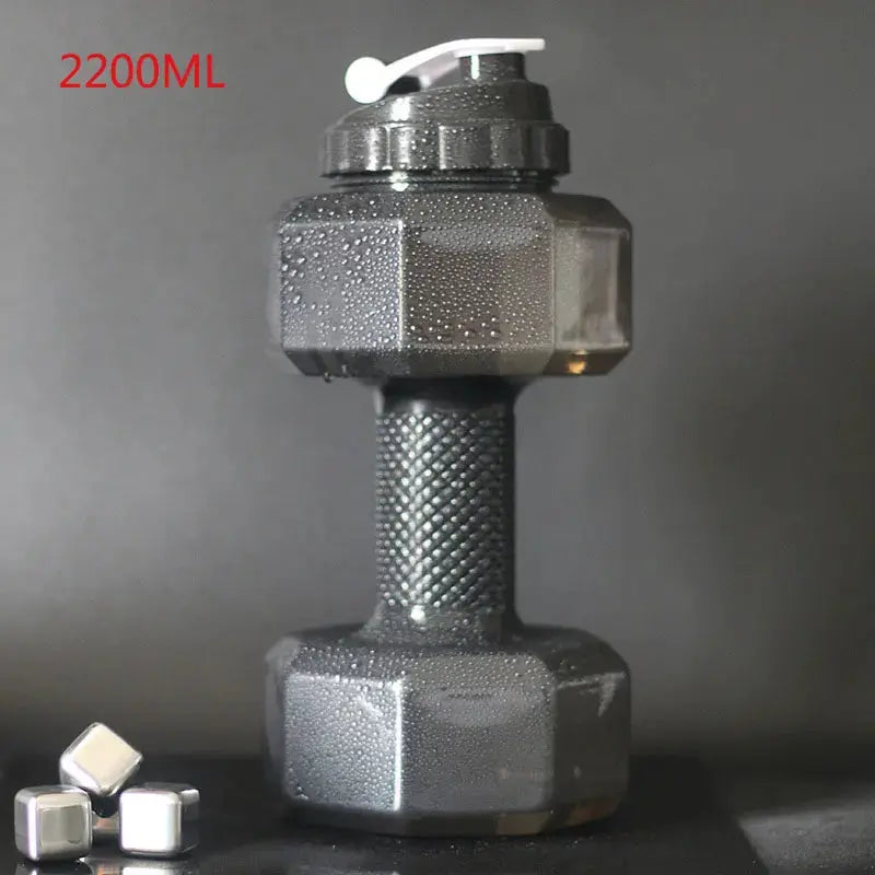 Gourde d'Eau Goblet Squat avec Haltères (Corps Complet) | Design sportif, pratique et ergonomique 💪 | Parfait pour vos séances de sport | Hydratez-vous comme un champion, commandez maintenant !, 500/1500/2600ml PET Dumbb Gourde Bottle®