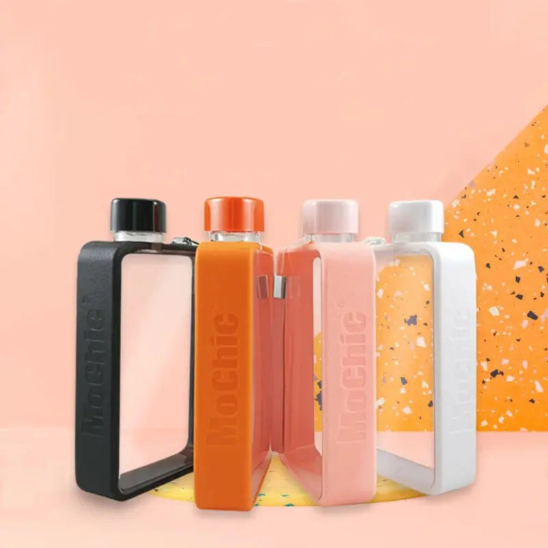 380ML Sports Water Bottle Portable Travel Flat Water Cup A5 Outdoor Fitness Transparent Kettle Gourde Bottle®
