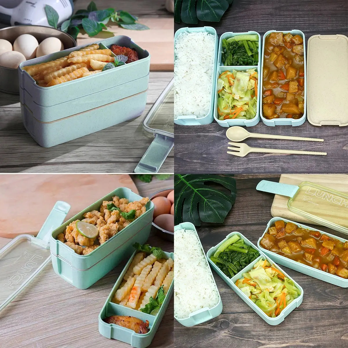 Bento Box Lunch 900ml (Beige) Gourde Bottle®