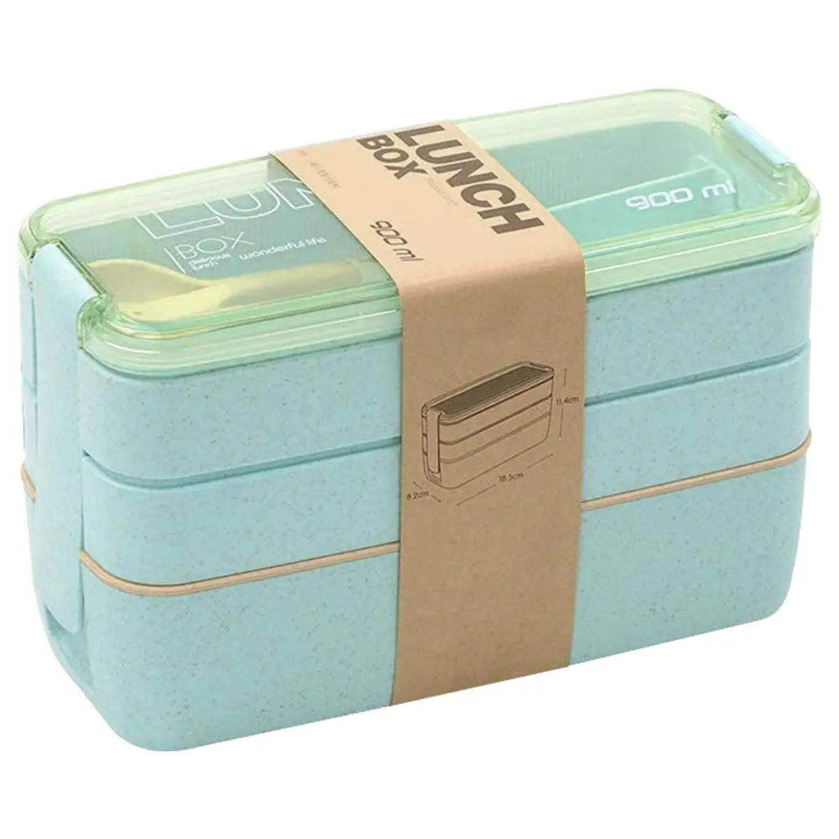 Bento Box Lunch 900ml (Vert) Gourde Bottle®