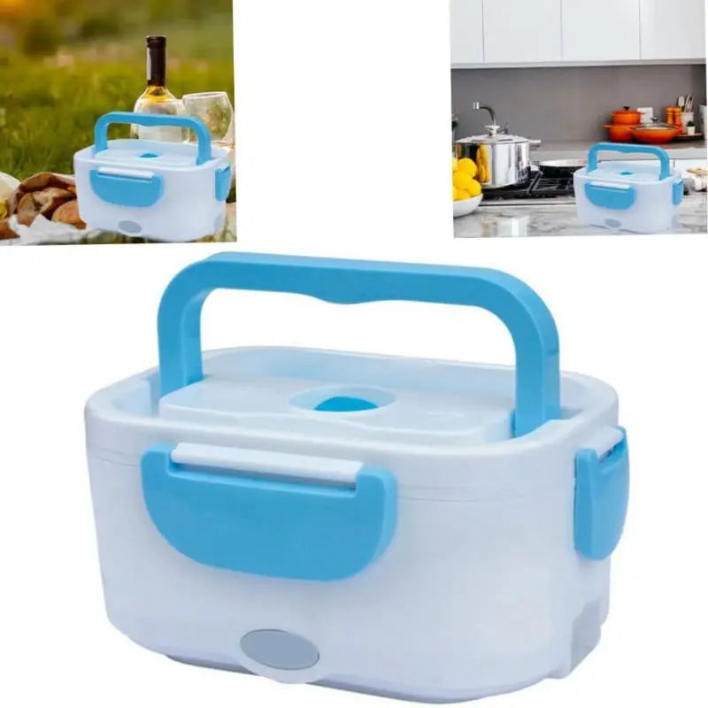 Bento Chauffante Bleue (Électrique) Gourde Bottle®