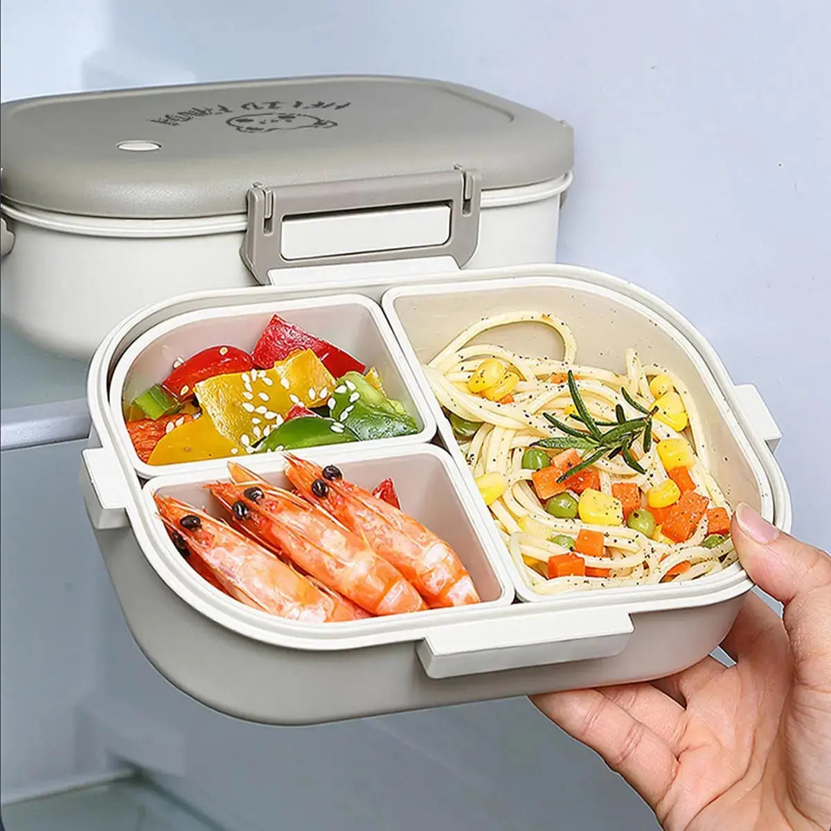 Bento Food Box 3 Compartiments 800ml Gourde Bottle®