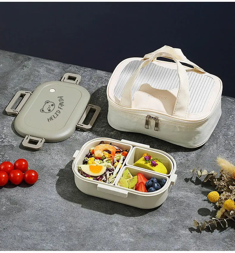 Bento Food Box 3 Compartiments 800ml Gourde Bottle®