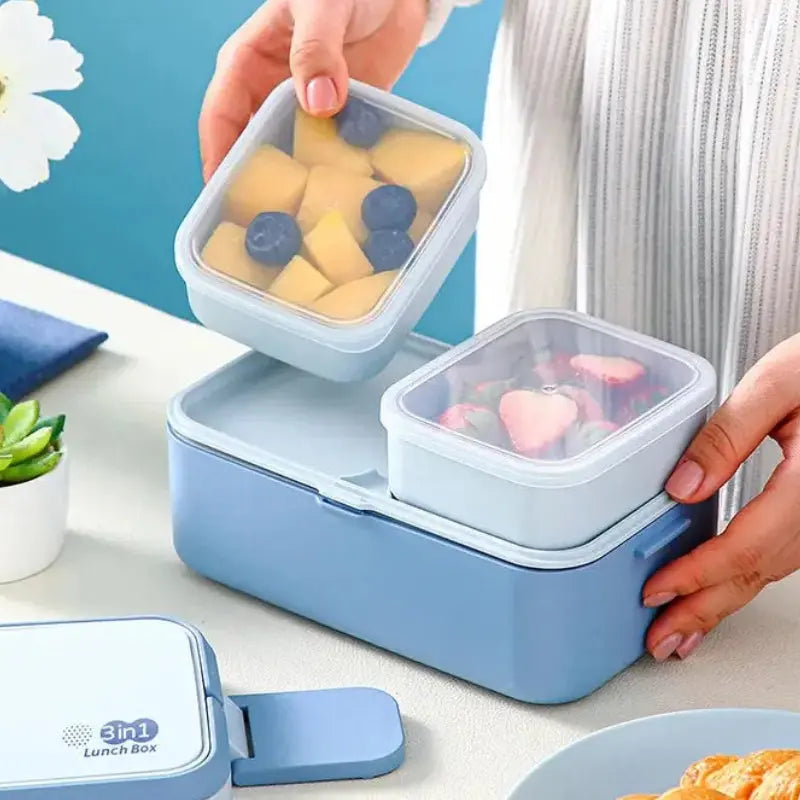 Bento Food Box 3 en 1 Gourde Bottle®