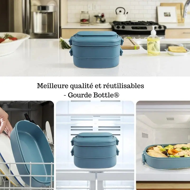Bento In a Box Bleu Clair 1550ml Gourde Bottle®