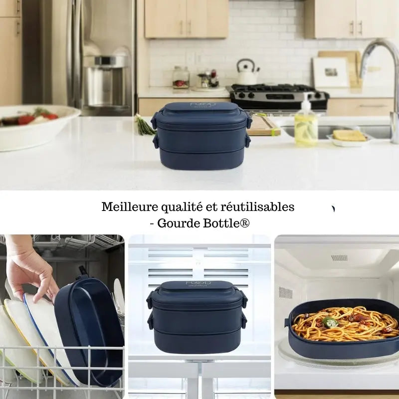 Bento In a Box Bleue 1550ml Gourde Bottle®