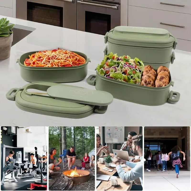 Bento In a Box Vert 1550ml Gourde Bottle®