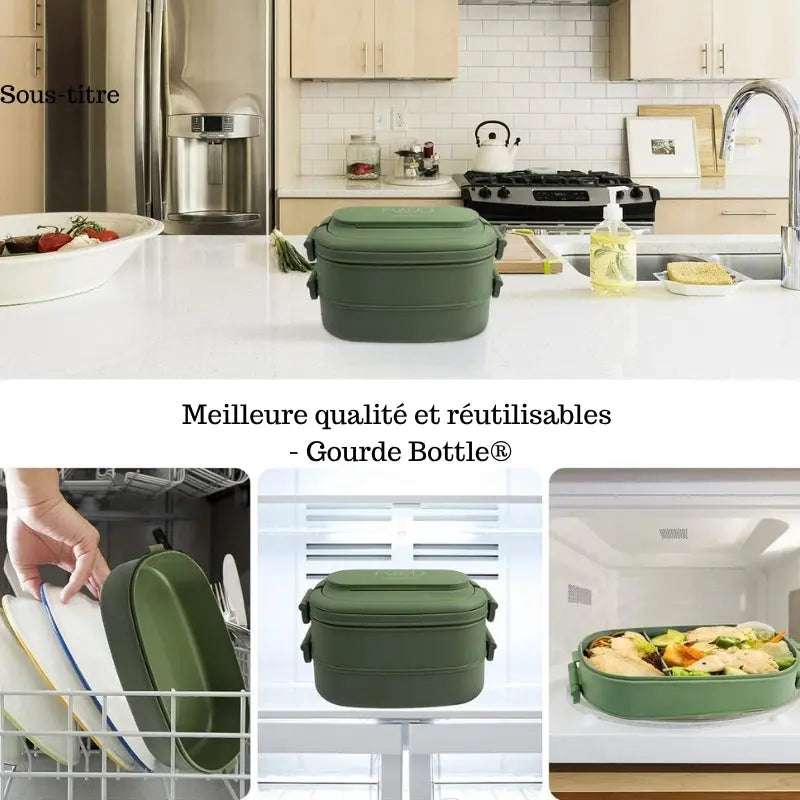 Bento In a Box Vert 1550ml Gourde Bottle®