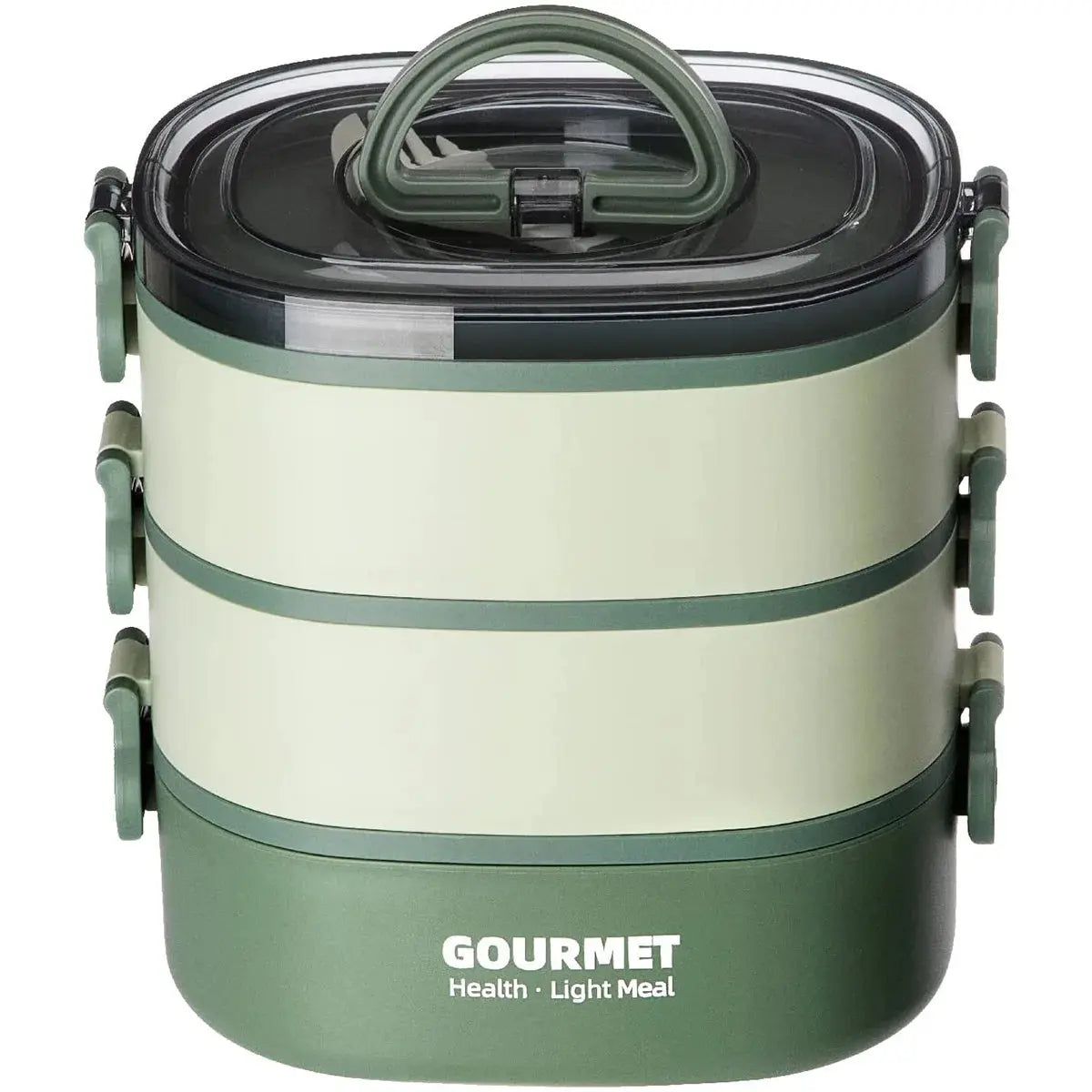 Bento Lunch Box 3 Couches Rose 2000ML (GOURMET) Gourde Bottle®
