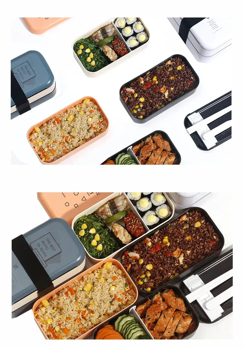 Bento Lunch Box Blanc Premium Gourde Bottle®