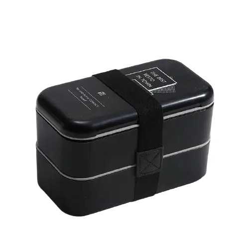 Bento Lunch Box Noire Chic Gourde Bottle®