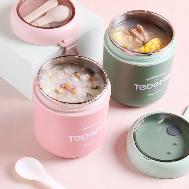 Boîte Isotherme Alimentaire 500ml, sans BPA TDEMEI - Gourde Bottle