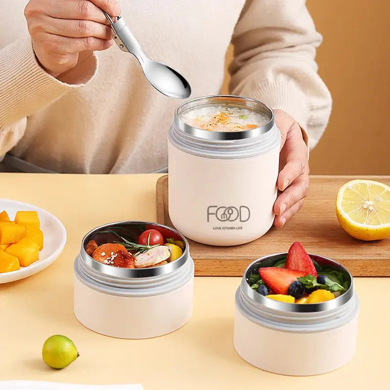 Boîtes à déjeuner en acier inoxydable 304 pour enfants FOOD - Gourde Bottle®