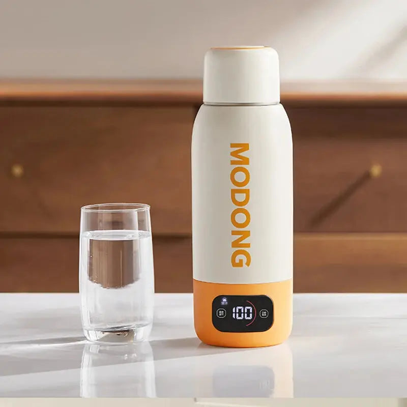 Bouilloire De Voyage Blanc 600 ml Gourde Bottle®
