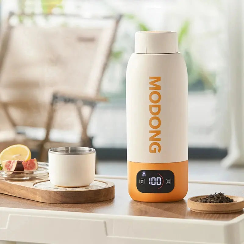 Bouilloire De Voyage Blanc 600 ml Gourde Bottle®