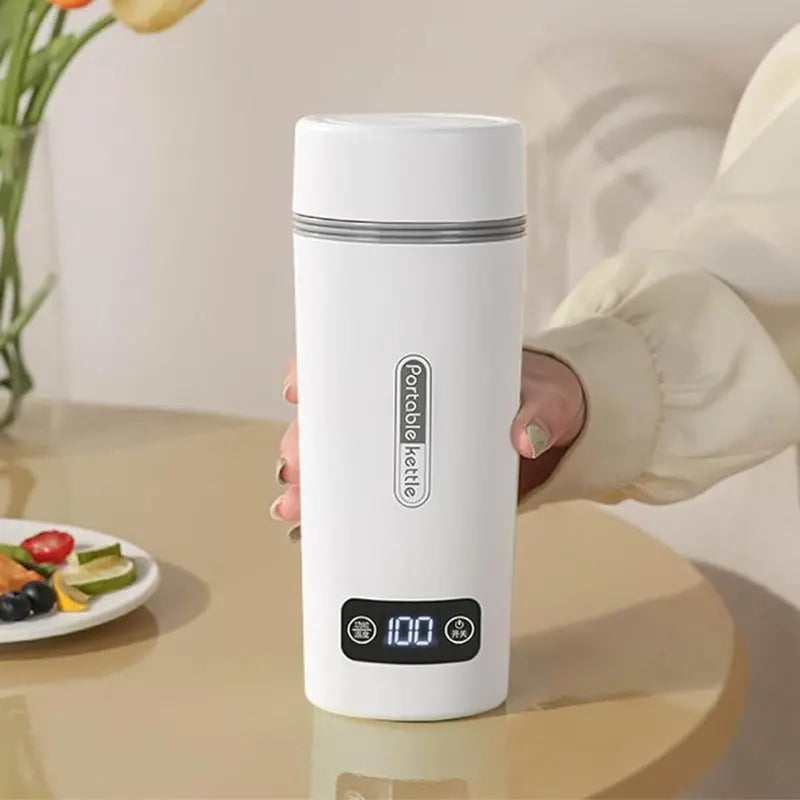 Bouilloire à température réglable blanc 500ml Gourde Bottle®
