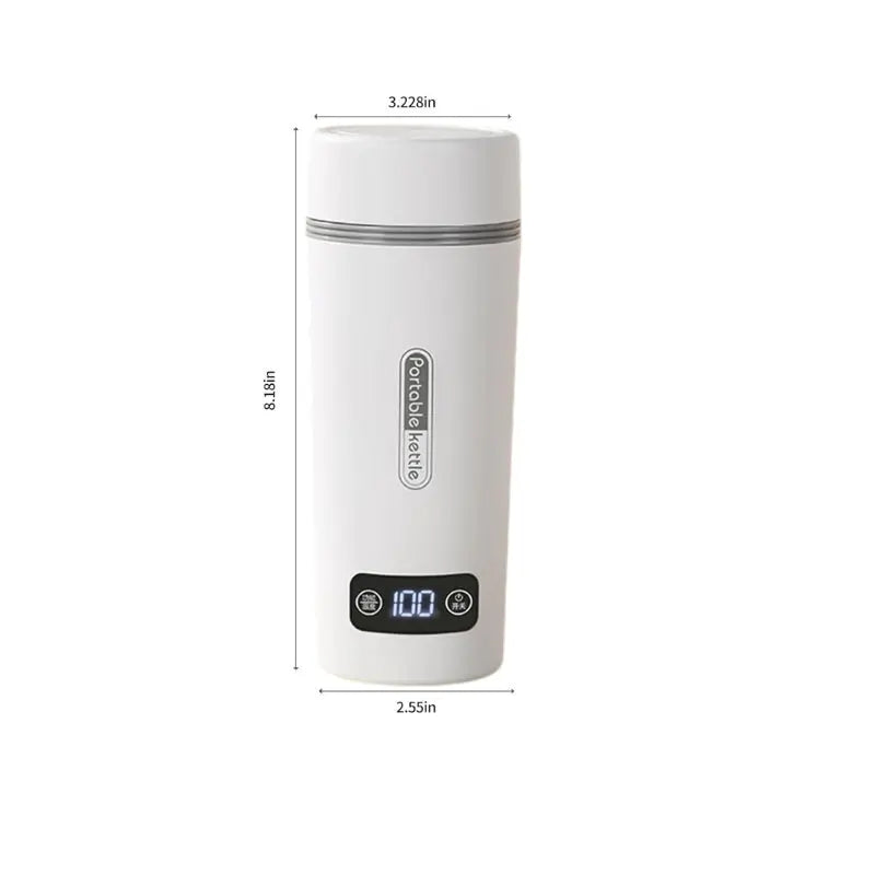 Bouilloire à température réglable blanc 500ml Gourde Bottle®