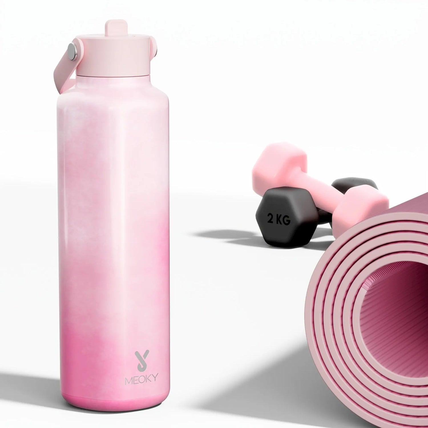Bouteille Meoky 24oz (Rose) Gourde Bottle®