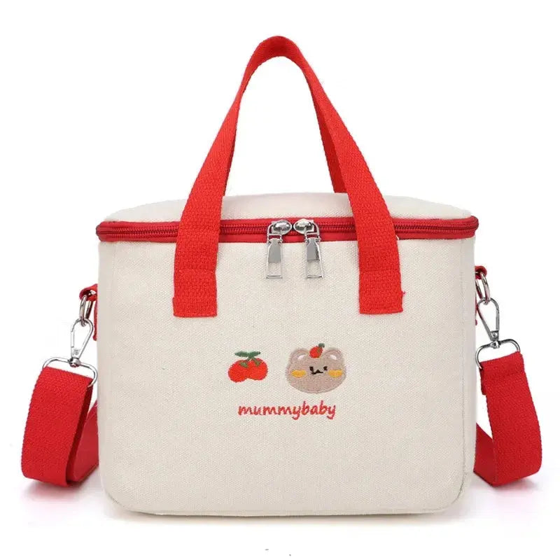 Girl Lunch Bag Original Rouge (Isotherme) Gourde Bottle®