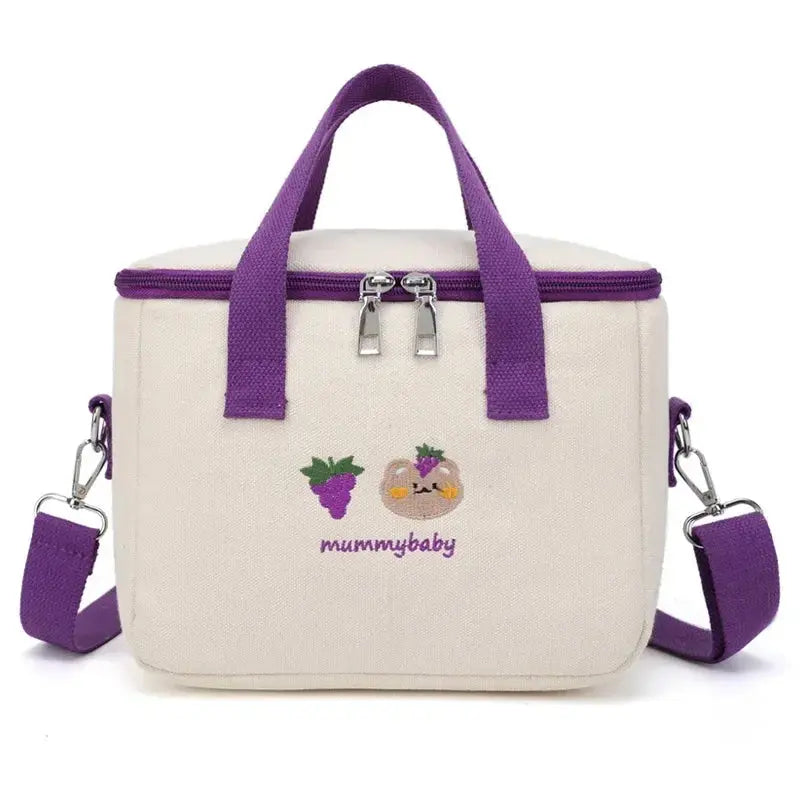 Girls Lunch Bag Original Violet (Isotherme) Gourde Bottle®
