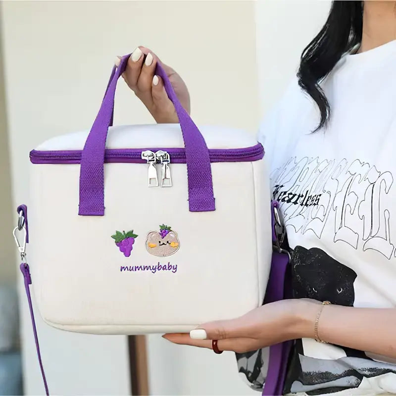 Girls Lunch Bag Original Violet (Isotherme) Gourde Bottle®