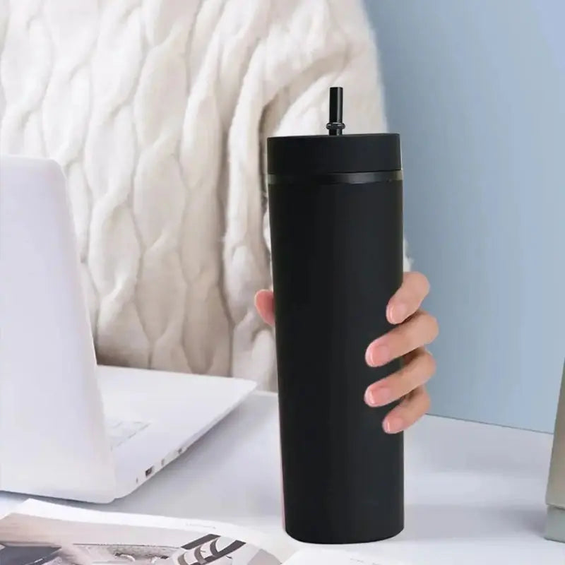 Gobelet avec Paille Intégrée 500ml Gourde Bottle®