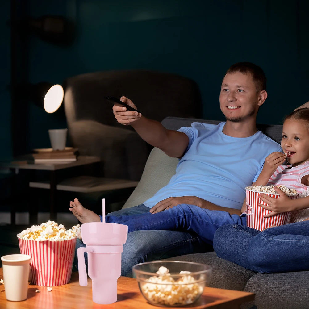 Gobelet plastique pour snacks et boissons, organisée vos soirée devant un bon film ou votre série - gourde bottle