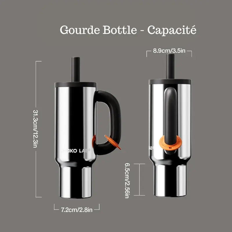 Gourde Chako Lab Noir 1000ml Gourde Bottle®