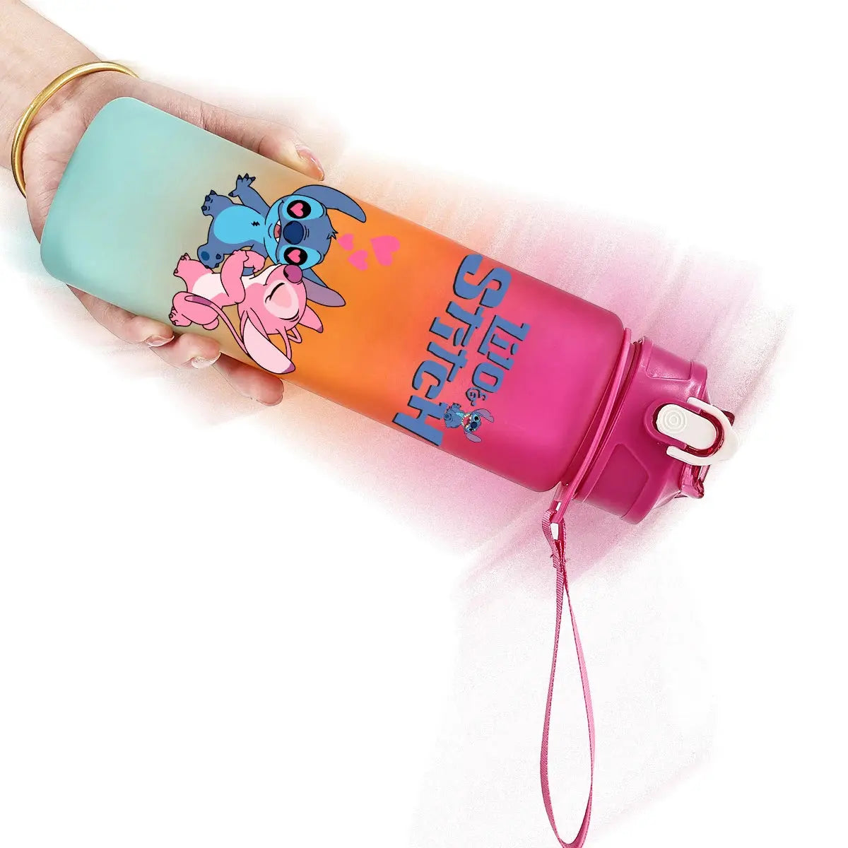 Gourde Eau Disney Lilo et  Stitch Gourde Rose 750ML Gourde Bottle®