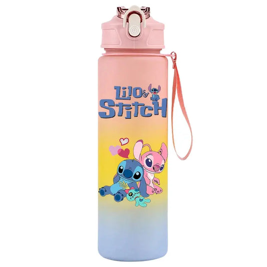 Gourde Eau Disney Lilo et Stitch Gourde Rose Poudré 750ML Gourde Bottle®