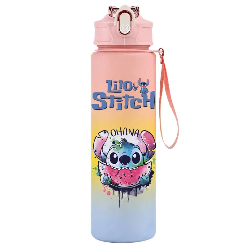 Gourde Eau Disney Lilo et Stitch Gourde Rose Poudré 750ML Gourde Bottle®