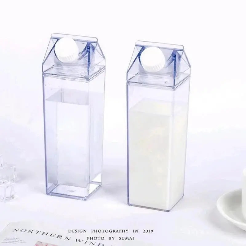 Gourde Lait Transparent 1000ml, petit prix Gourde Bottle®