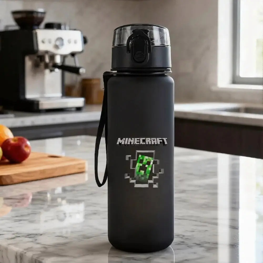 Gourde Minecraft Noir 650ml (Jeux)