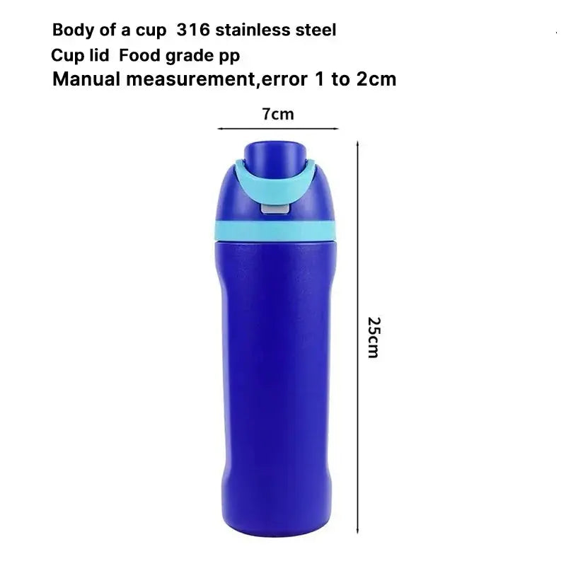 Gourde Thermos Owala water bottle 600 ml, Gourde thermos vaccum bottle owala, Gourde Isotherme owala, gourde inox owala, gourde thermique owala, Gourde isotherme double paroi owala , Insulated Water Bottle, 316 Stainless S Gourde Bottle®