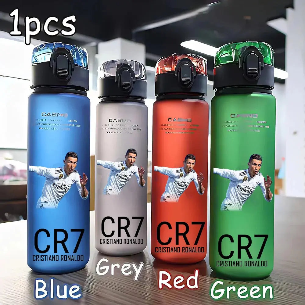 Gourde d'Eau Cristiano Ronaldo 560ML Four-color Portable Sports Outdoor Camping Football Star Water Bottle CR7 Gourde Bottle®