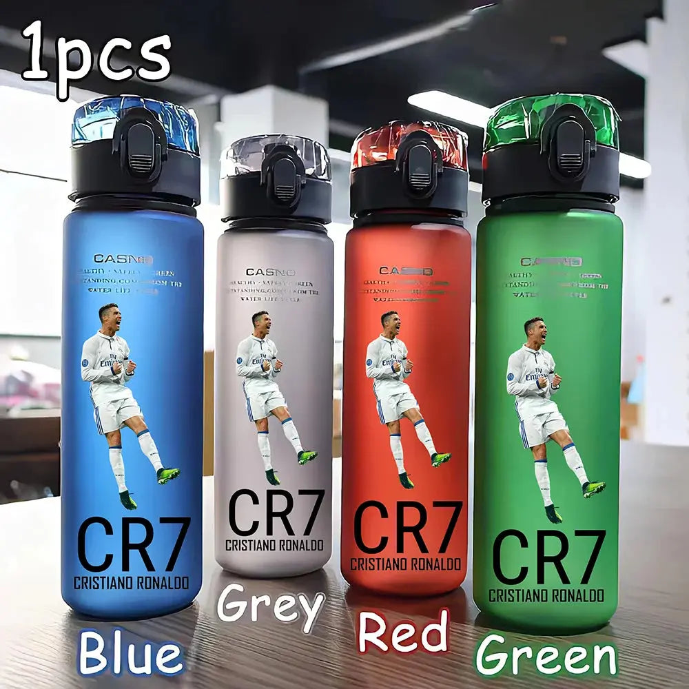 Gourde d'Eau Cristiano Ronaldo 560ML Four-color Portable Sports Outdoor Camping Football Star Water Bottle CR7 Gourde Bottle®