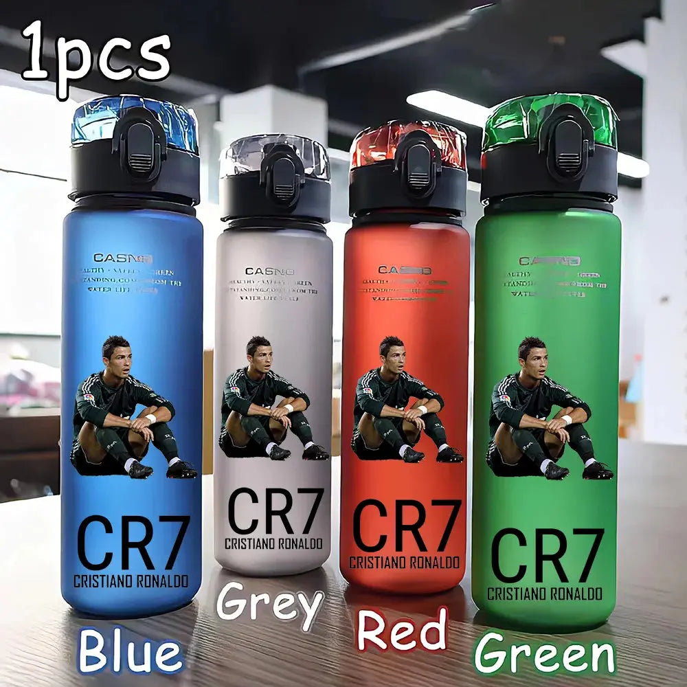 Gourde d'Eau Cristiano Ronaldo 560ML Four-color Portable Sports Outdoor Camping Football Star Water Bottle CR7 Gourde Bottle®