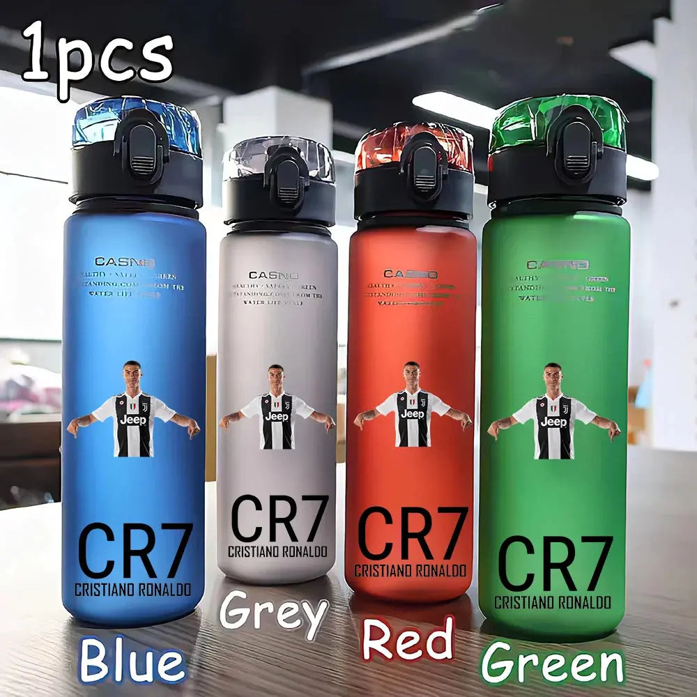Gourde d'Eau Cristiano Ronaldo 560ML Four-color Portable Sports Outdoor Camping Football Star Water Bottle CR7 Gourde Bottle®