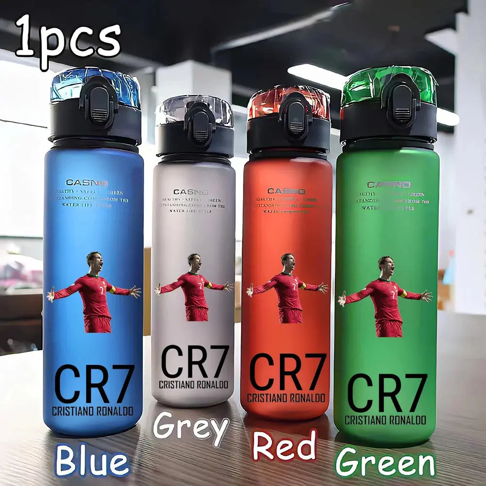 Gourde d'Eau Cristiano Ronaldo 560ML Four-color Portable Sports Outdoor Camping Football Star Water Bottle CR7 Gourde Bottle®