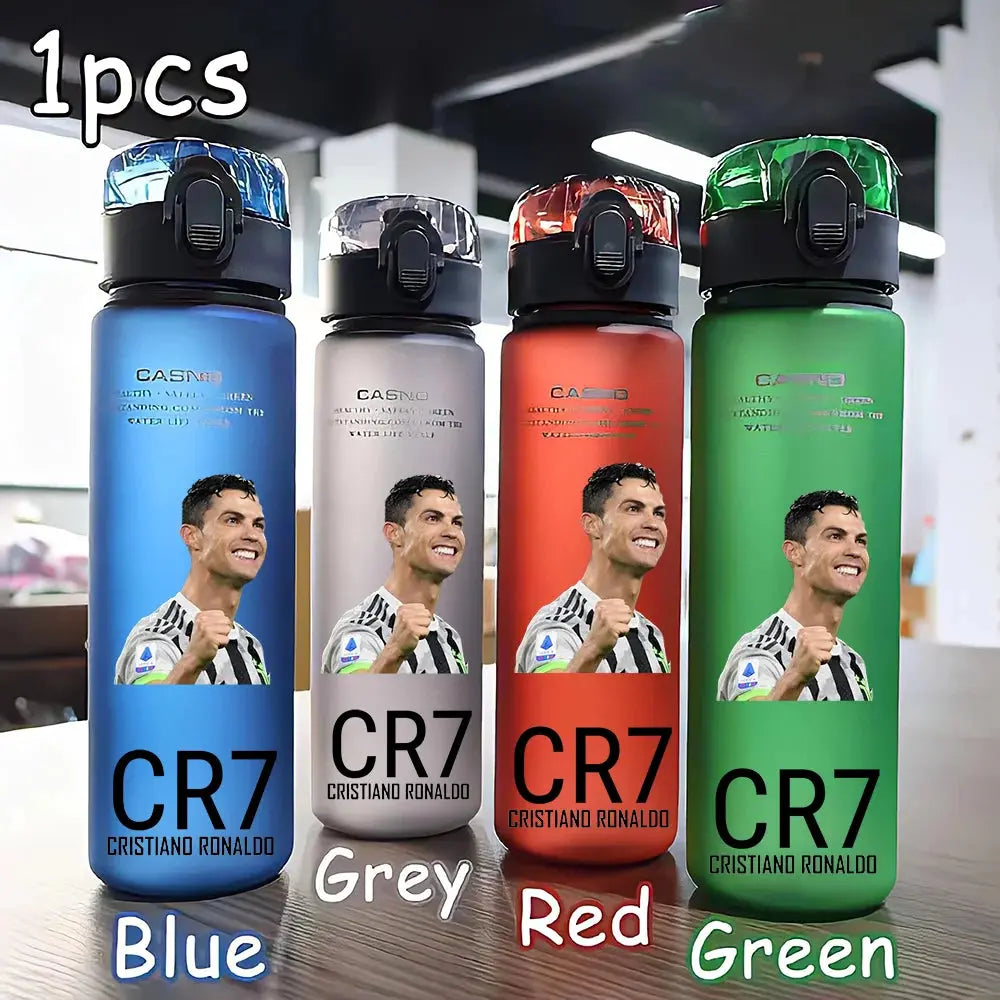 Gourde d'Eau Cristiano Ronaldo 560ML Four-color Portable Sports Outdoor Camping Football Star Water Bottle CR7 Gourde Bottle®