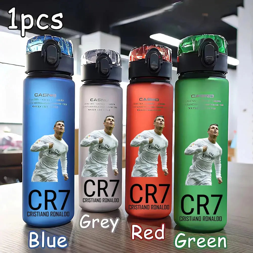 Gourde d'Eau Cristiano Ronaldo 560ML Four-color Portable Sports Outdoor Camping Football Star Water Bottle CR7 Gourde Bottle®