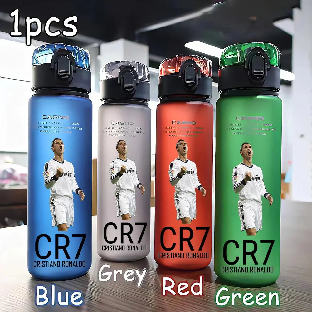 Gourde d'Eau Cristiano Ronaldo 560ML Four-color Portable Sports Outdoor Camping Football Star Water Bottle CR7 Gourde Bottle®